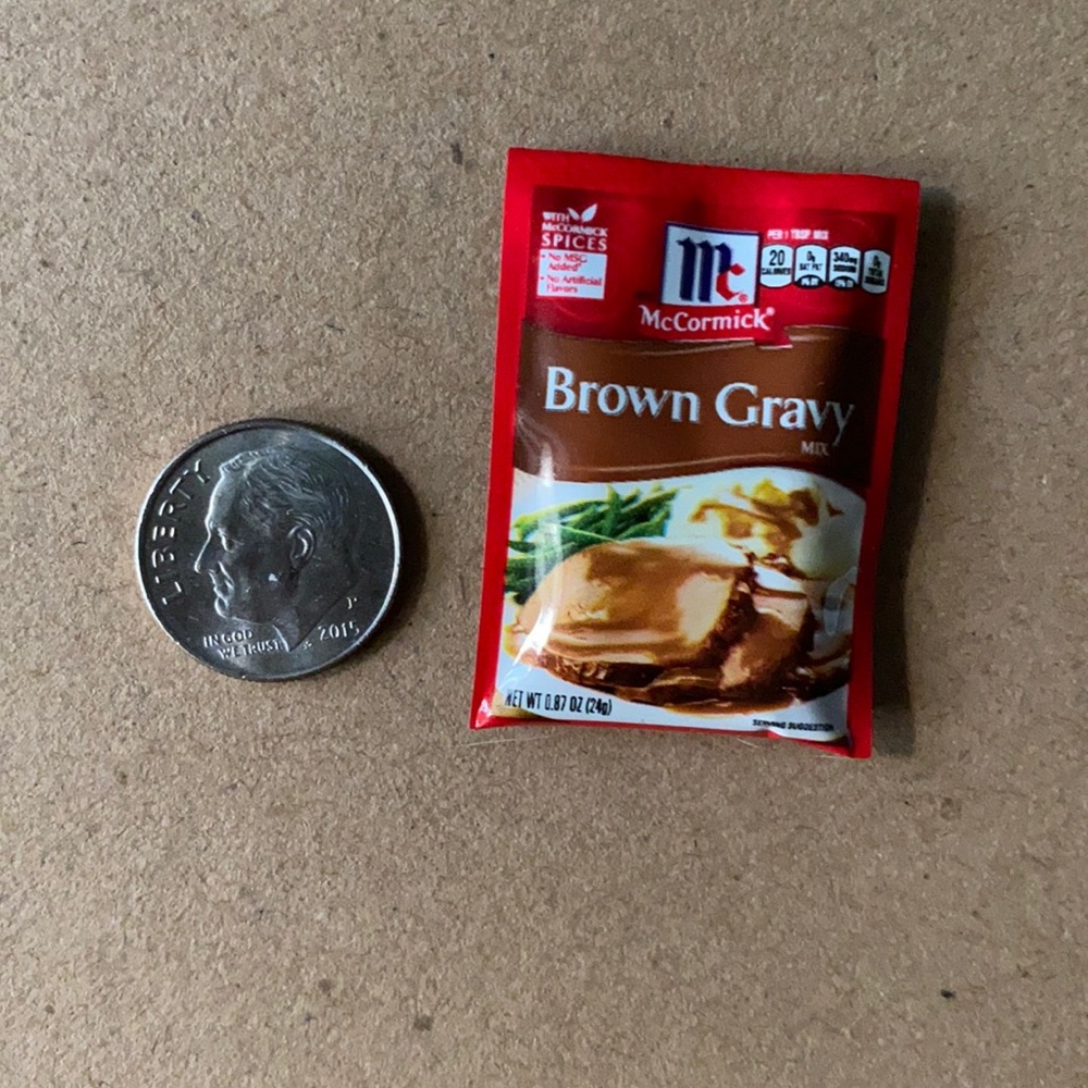 10/$8 Mini Brands Toy: McCormick Brown Gravy